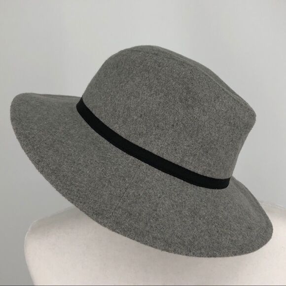 Faux Wool Wide Brimmed Hat - Picture 1 of 5